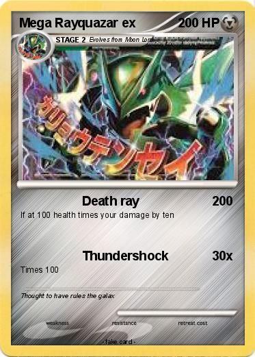 Pokemon Mega Rayquazar ex