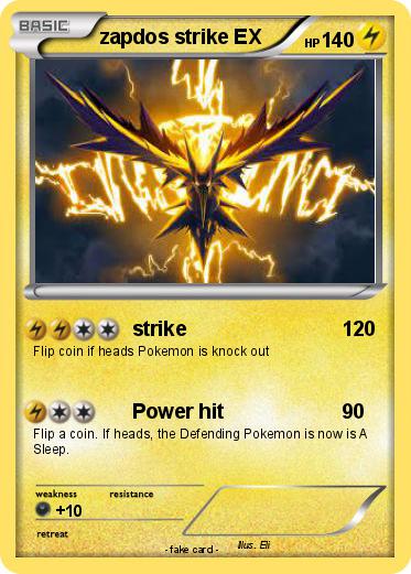 Pokemon zapdos strike EX