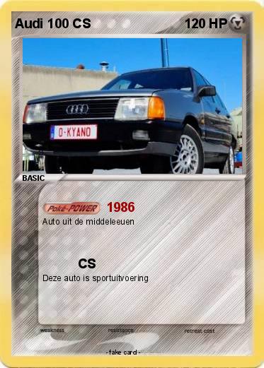 Pokemon Audi 100 CS
