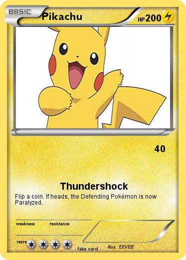 Pokemon Pikachu