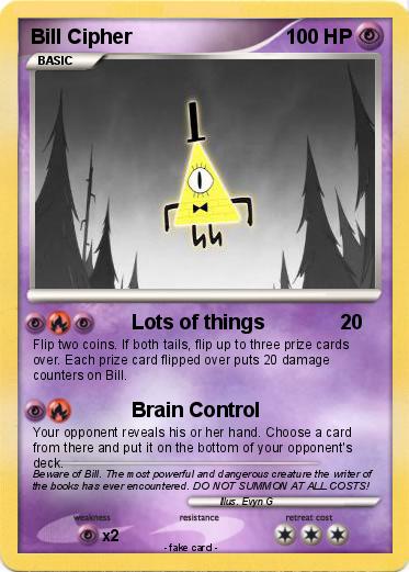 Pokemon Bill Cipher