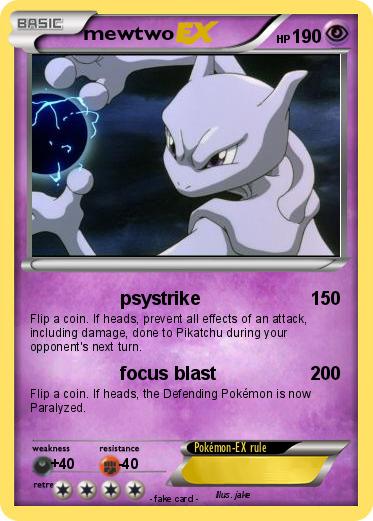 Pokemon mewtwo