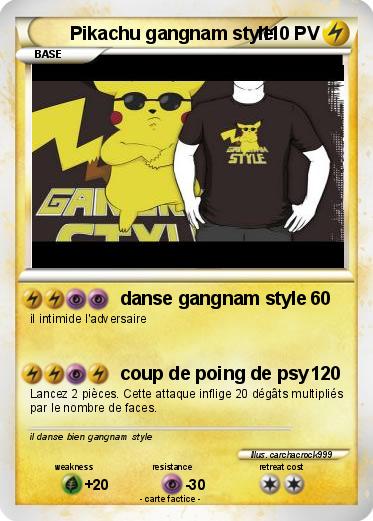 Pokemon Pikachu gangnam style