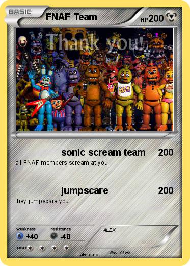 Pokemon FNAF Team