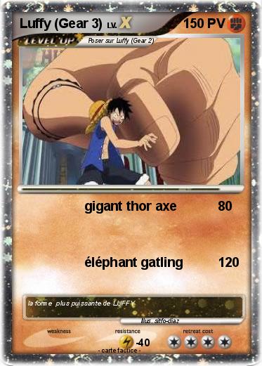 Pokemon Luffy (Gear 3)