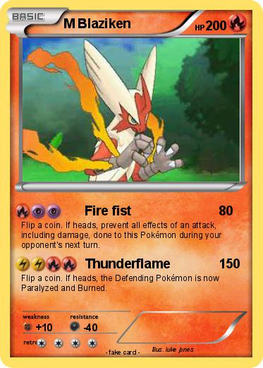Pokemon M Blaziken