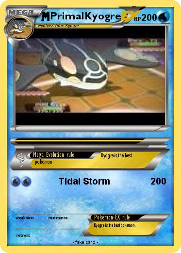 Pokemon PrimalKyogre
