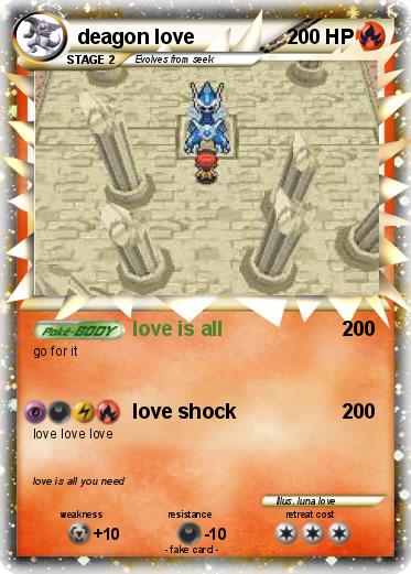 Pokemon deagon love