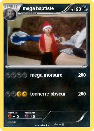 Pokemon mega baptiste