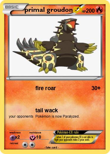 Pokemon primal groudon