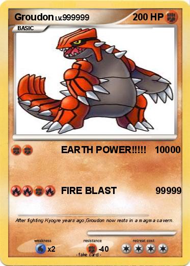 Pokemon Groudon