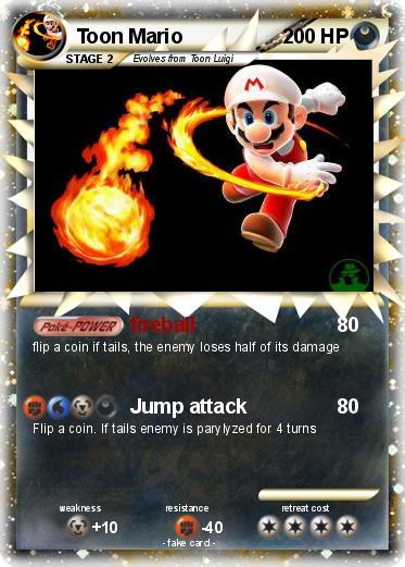 Pokemon Toon Mario