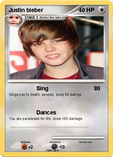 Pokemon Justin bieber