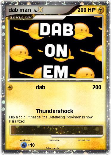 Pokemon dab man