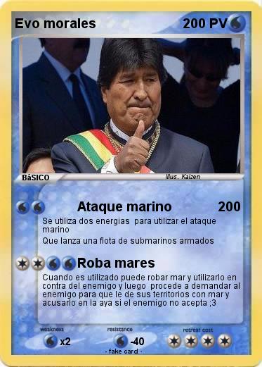 Pokemon Evo morales