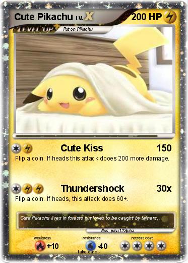 Pokemon Cute Pikachu