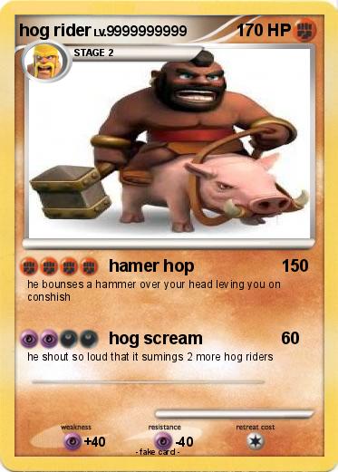 Pokemon hog rider