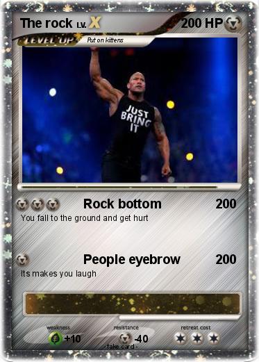 Pokemon The rock
