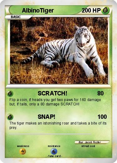 Pokemon AlbinoTiger