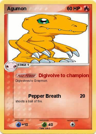 Pokemon Agumon
