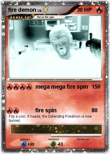 Pokemon fire demon