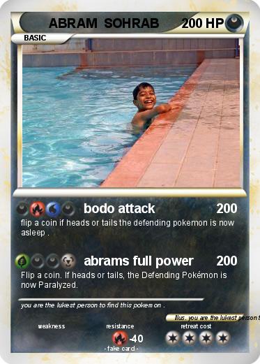 Pokemon ABRAM  SOHRAB