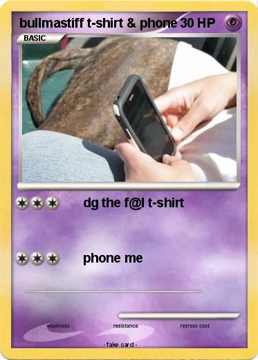 Pokemon bullmastiff t-shirt & phone