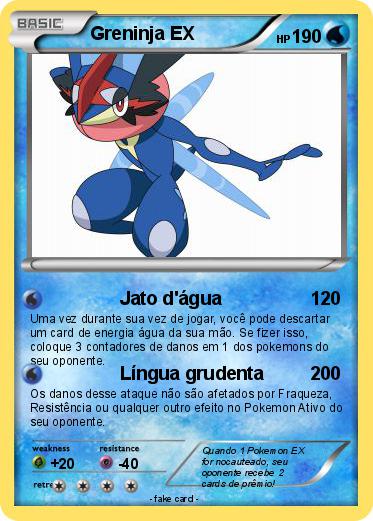 Pokemon Greninja EX