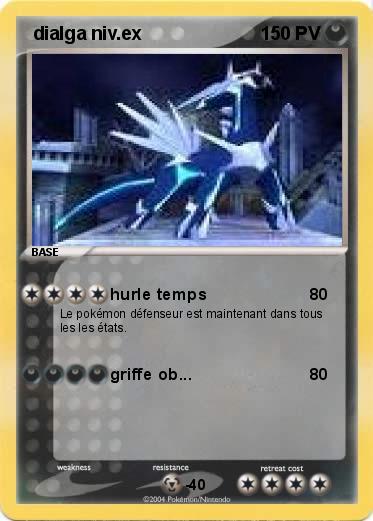 Pokemon  dialga niv.ex