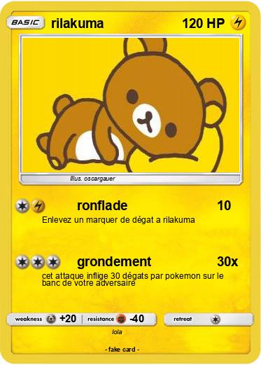 Pokemon rilakuma