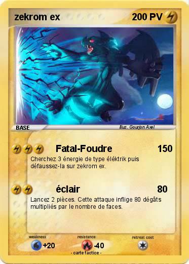 Pokemon zekrom ex
