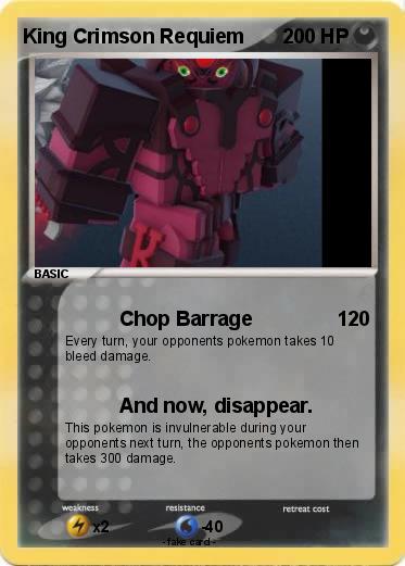 Pokemon King Crimson Requiem