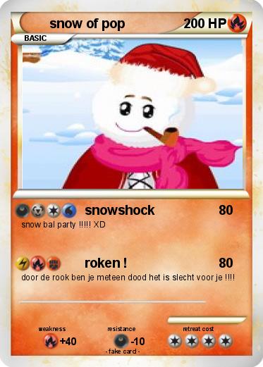 Pokemon snow of pop