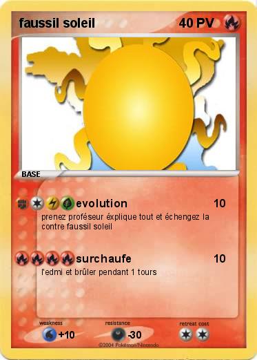 Pokemon faussil soleil