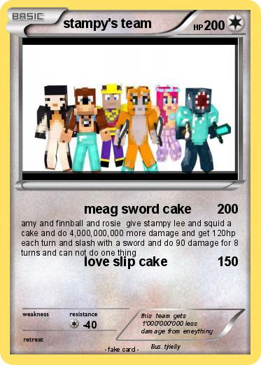 Pokemon stampy's team