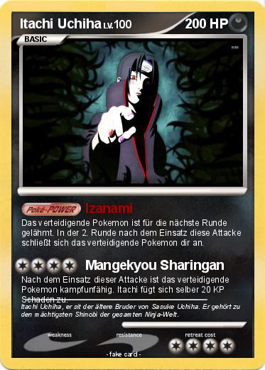 Pokemon Itachi Uchiha