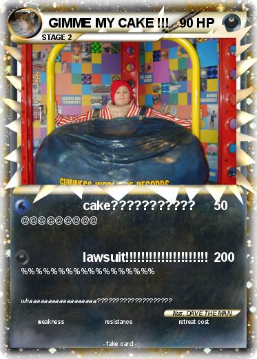 Pokemon GIMME MY CAKE !!!