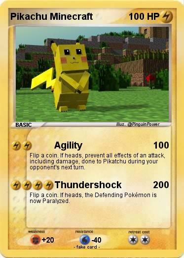 Pokemon Pikachu Minecraft