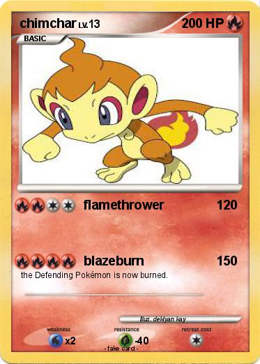 Pokemon chimchar