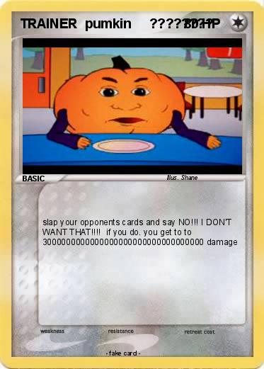 Pokemon TRAINER  pumkin     ????????