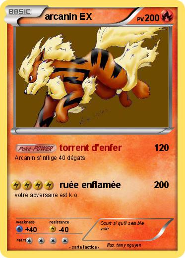 Pokemon arcanin EX