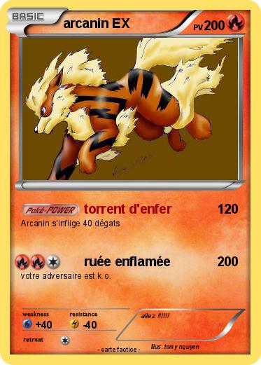 Pokemon arcanin EX