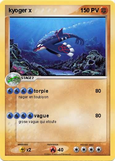 Pokemon kyoger x