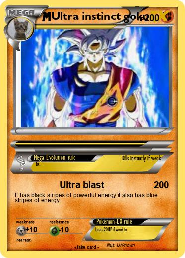 Pokemon Ultra instinct goku