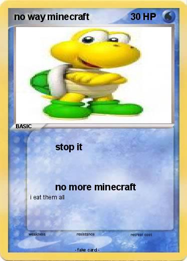 Pokemon no way minecraft