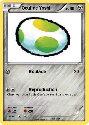 Pokemon Oeuf de Yoshi