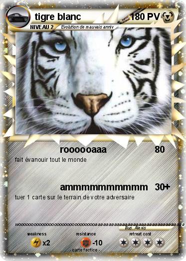 Pokemon tigre blanc