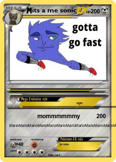 Pokemon its a me sonic