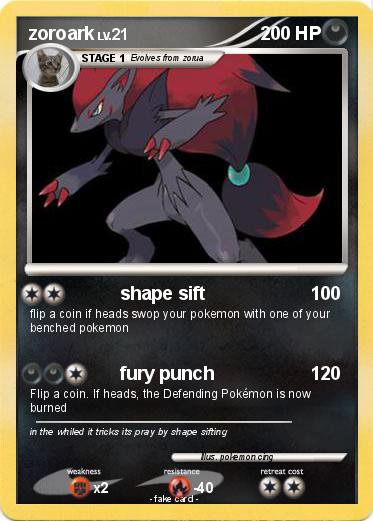 Pokemon zoroark
