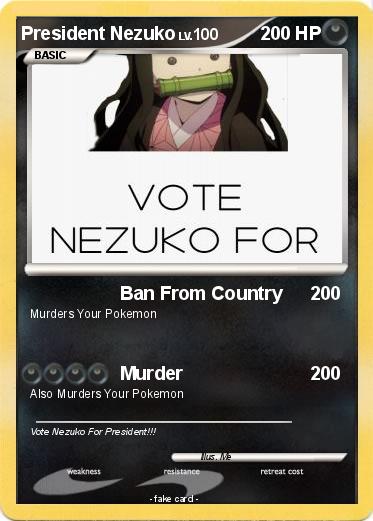 Pokemon President Nezuko